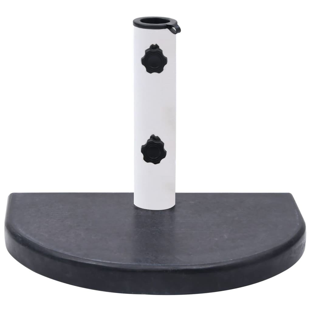 Umbrella Base Black 40x28x4 cm Granite