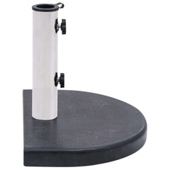 Umbrella Base Black 40x28x4 cm Granite