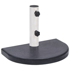 Umbrella Base Black 40x28x4 cm Granite