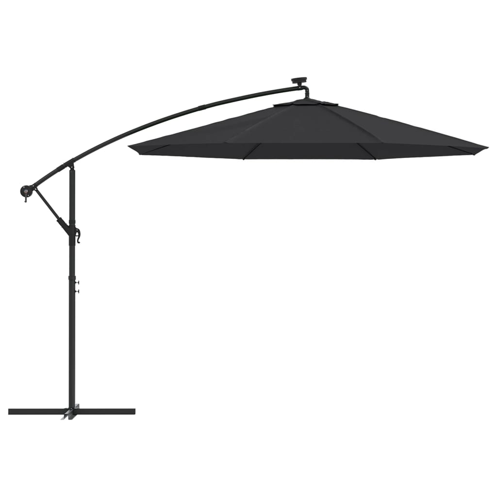 Replacement Fabric for Cantilever Umbrella Black 300 cm