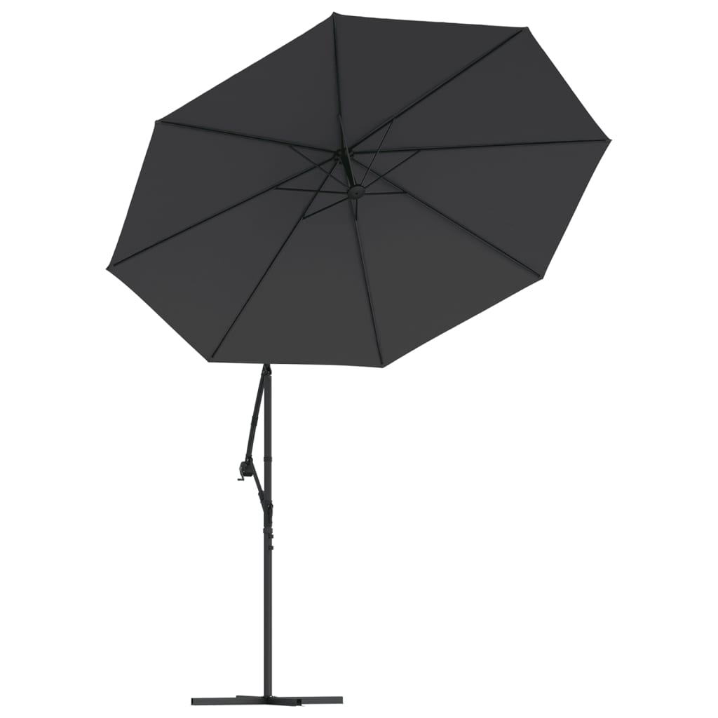 Replacement Fabric for Cantilever Umbrella Black 300 cm