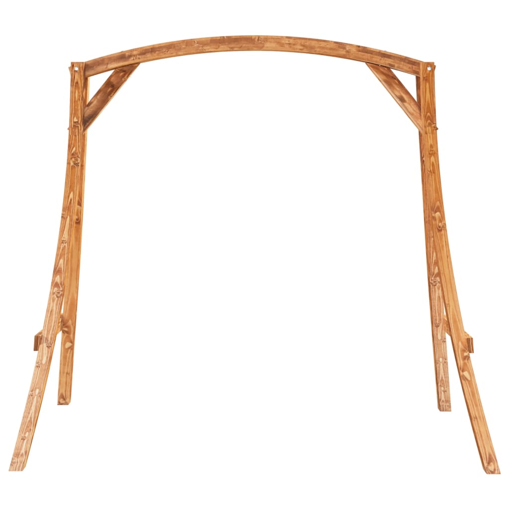 Swing Frame Solid Bent Wood with Teak Finish