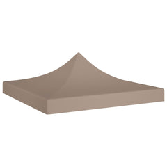 Party Tent Roof 3x3 m Taupe 270 g/m²