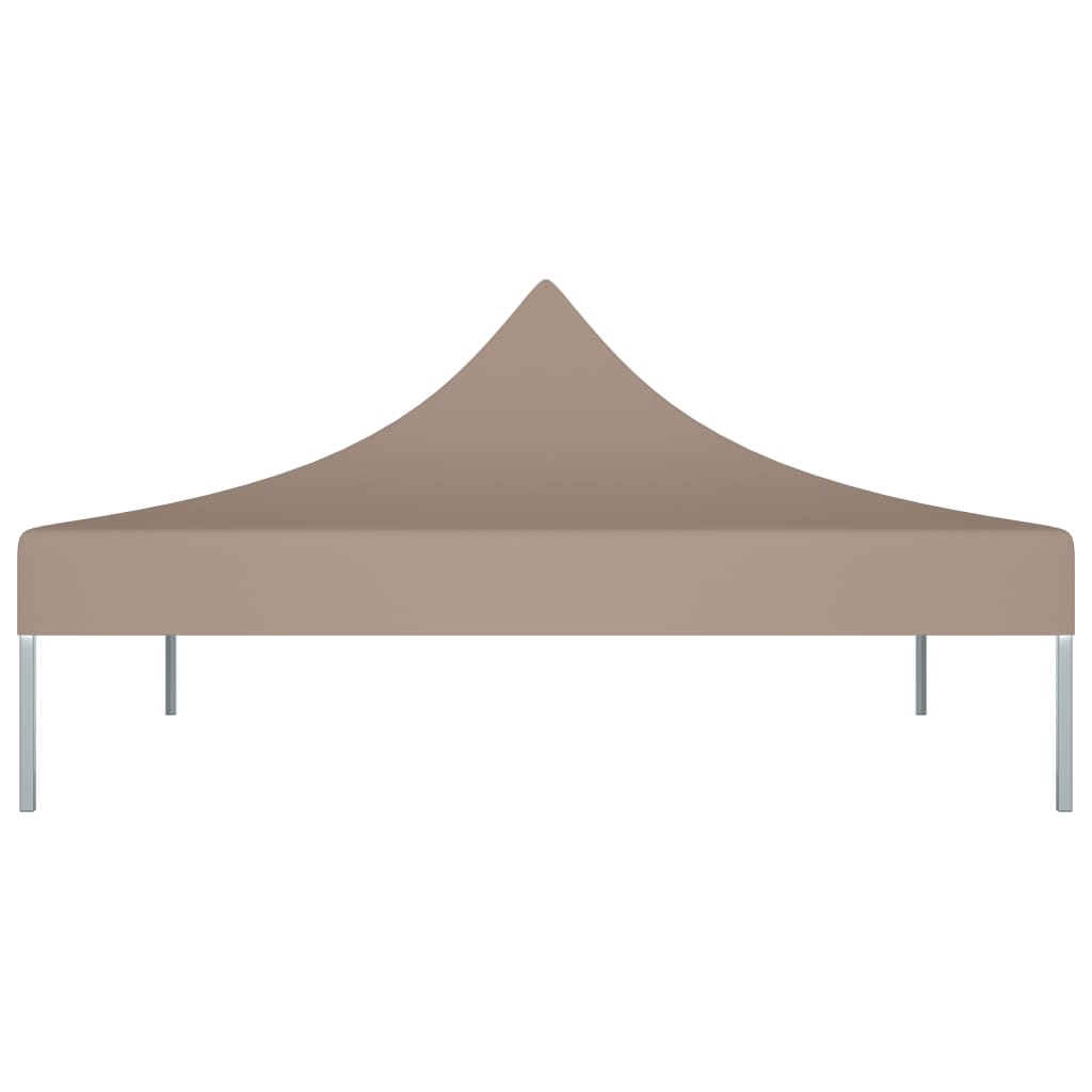 Party Tent Roof 3x3 m Taupe 270 g/m²