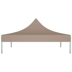 Party Tent Roof 3x3 m Taupe 270 g/m²