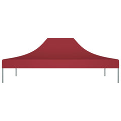 Party Tent Roof 4x3 m Burgundy 270 g/m²