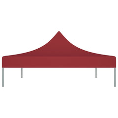 Party Tent Roof 4x3 m Burgundy 270 g/m²