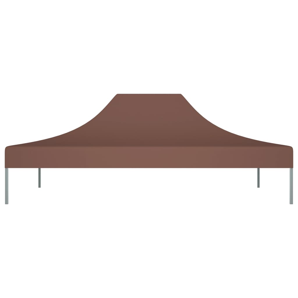 Party Tent Roof 4x3 m Brown 270 g/m²