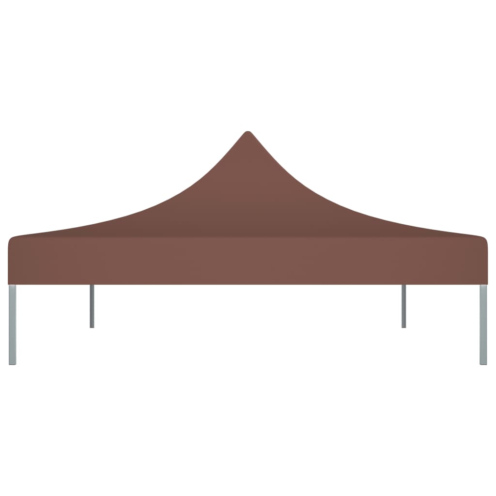 Party Tent Roof 4x3 m Brown 270 g/m²