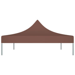 Party Tent Roof 4x3 m Brown 270 g/m²