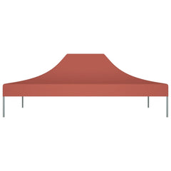 Party Tent Roof 4x3 m Terracotta 270 g/m²