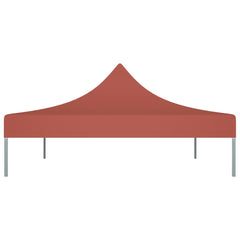 Party Tent Roof 4x3 m Terracotta 270 g/m²