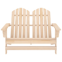 2-Seater Garden Adirondack Chair Solid Fir Wood