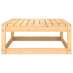 Garden Footstool 70x70x30 cm Solid Wood Pine