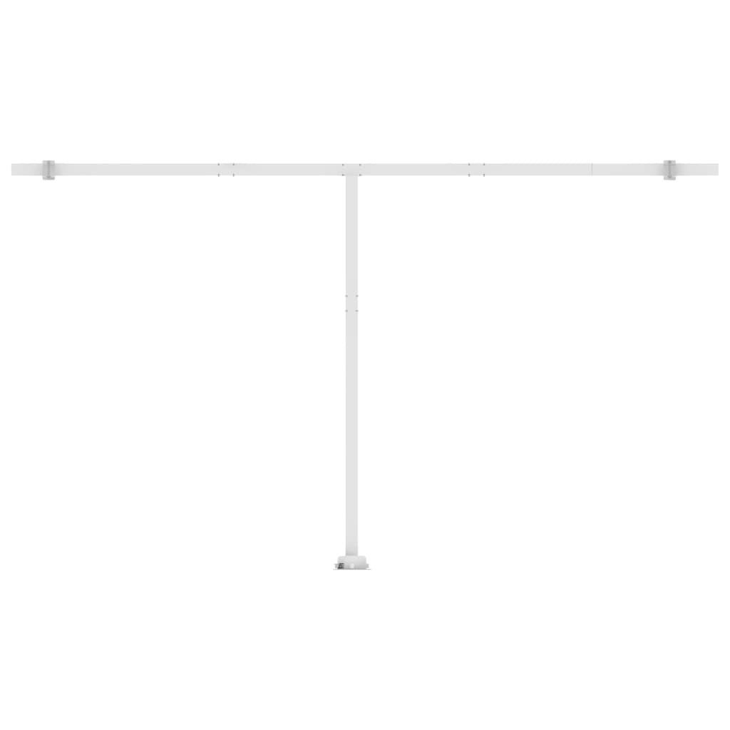 Freestanding Manual Retractable Awning 500x350 cm Cream