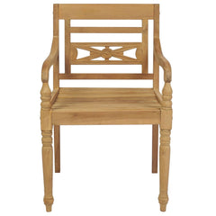 Batavia Chairs 4 pcs Solid Teak Wood