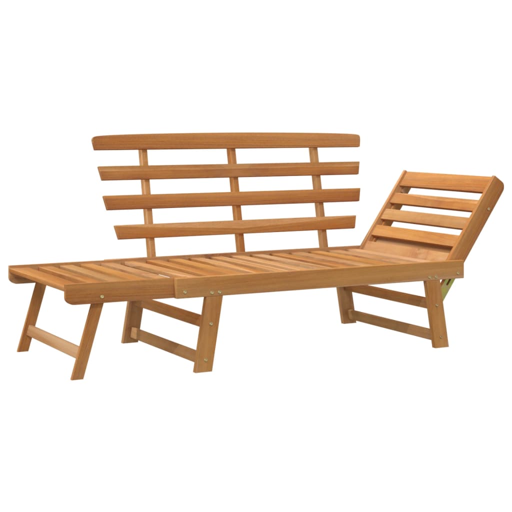 Garden Bench 2-in-1 190 cm Solid Acacia Wood