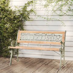 Garden Bench 122 cm Solid Firwood