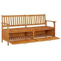 Storage Bench 170 cm Solid Wood Acacia