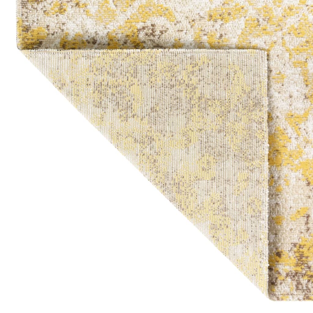 Outdoor Rug Flatweave 80x250 cm Yellow