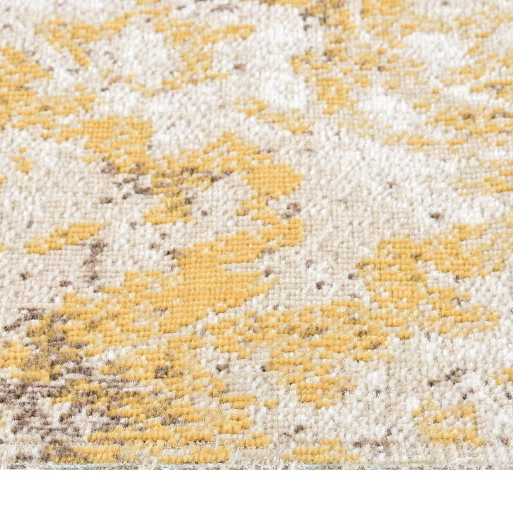 Outdoor Rug Flatweave 100x200 cm Yellow