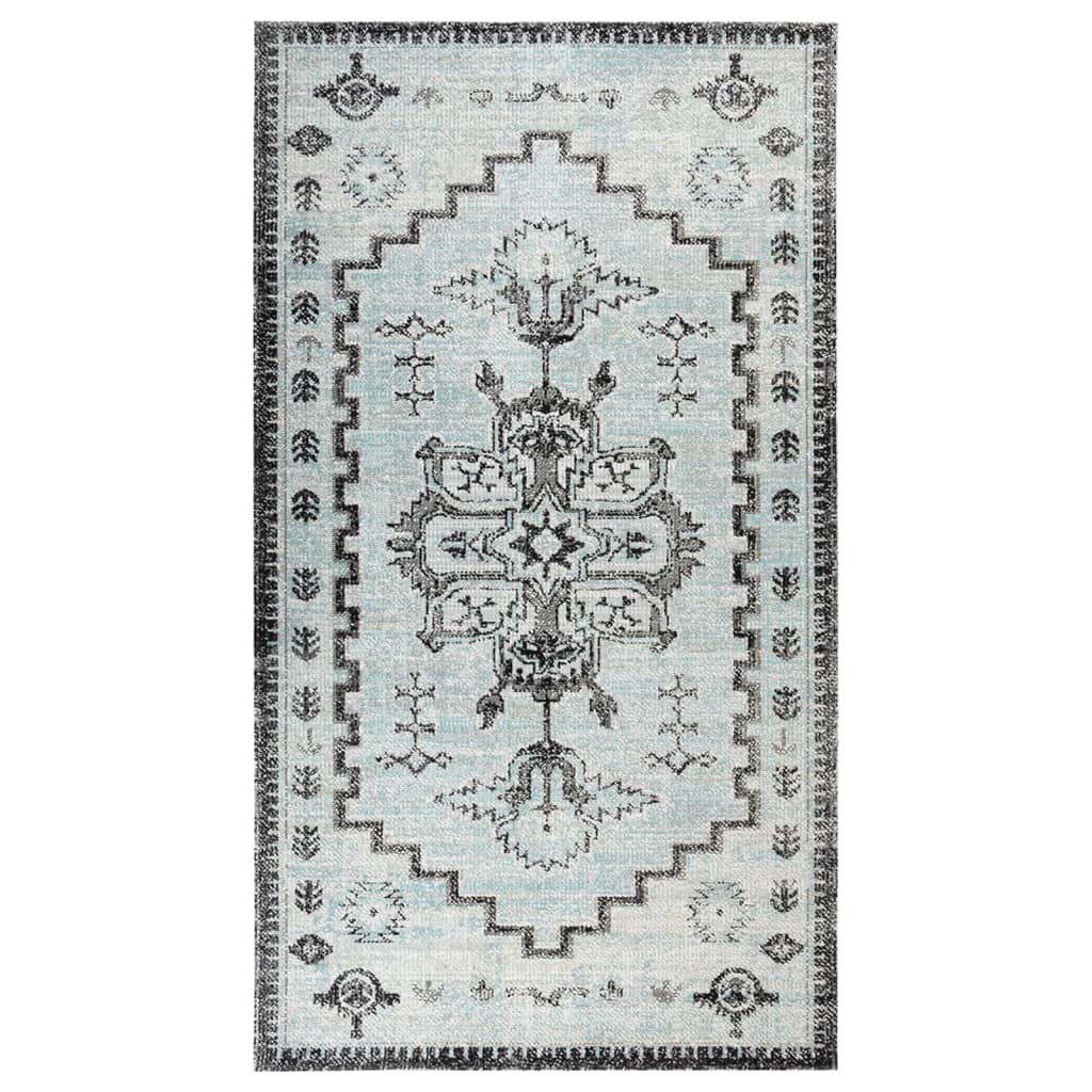 Outdoor Rug Flatweave 115x170 cm Green and Grey