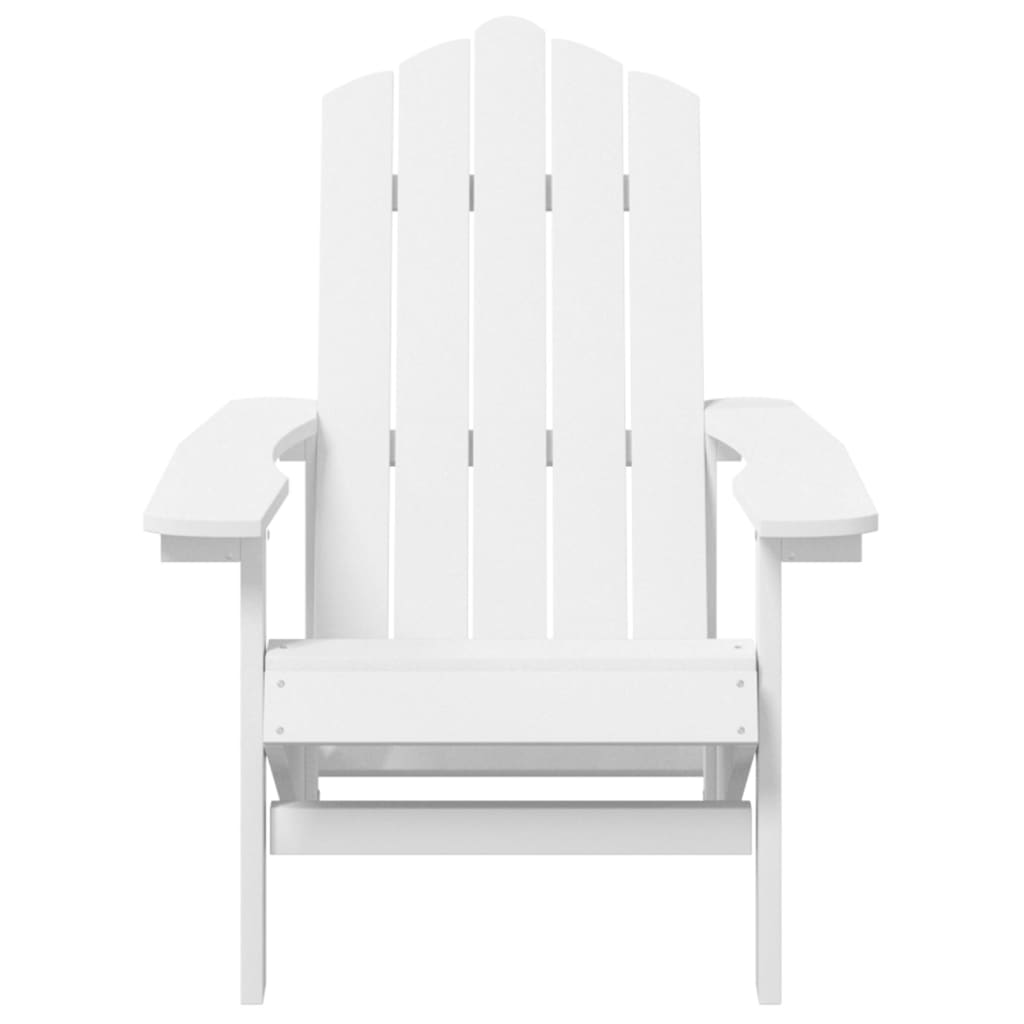 Garden Adirondack Chair HDPE White