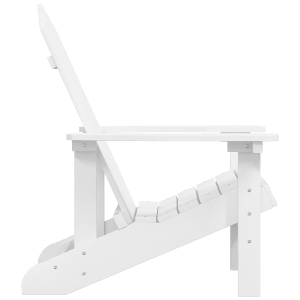 Garden Adirondack Chair HDPE White