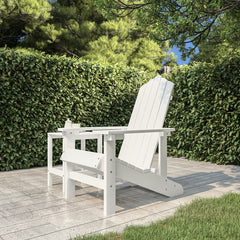 Garden Adirondack Chair HDPE White