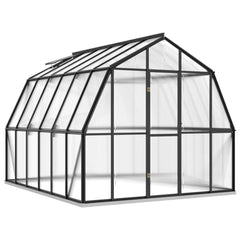 Greenhouse with Base Frame Anthracite 9.53 m² Aluminium