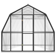 Greenhouse with Base Frame Anthracite 9.53 m² Aluminium