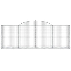 Arched Gabion Baskets 13 pcs 300x30x100/120 cm Galvanised Iron