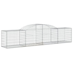 Arched Gabion Baskets 25 pcs 300x50x60/80 cm Galvanised Iron