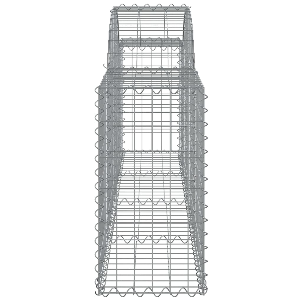 Arched Gabion Basket 200x30x60/80 cm Galvanised Iron