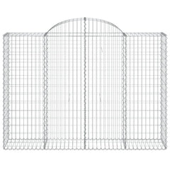 Arched Gabion Basket 200x50x140/160 cm Galvanised Iron