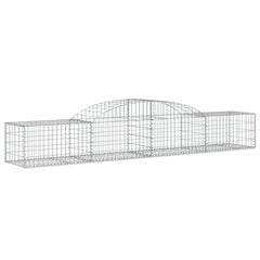 Arched Gabion Basket 300x50x40/60 cm Galvanised Iron