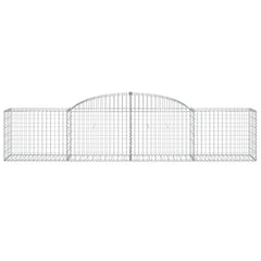 Arched Gabion Basket 300x50x60/80 cm Galvanised Iron