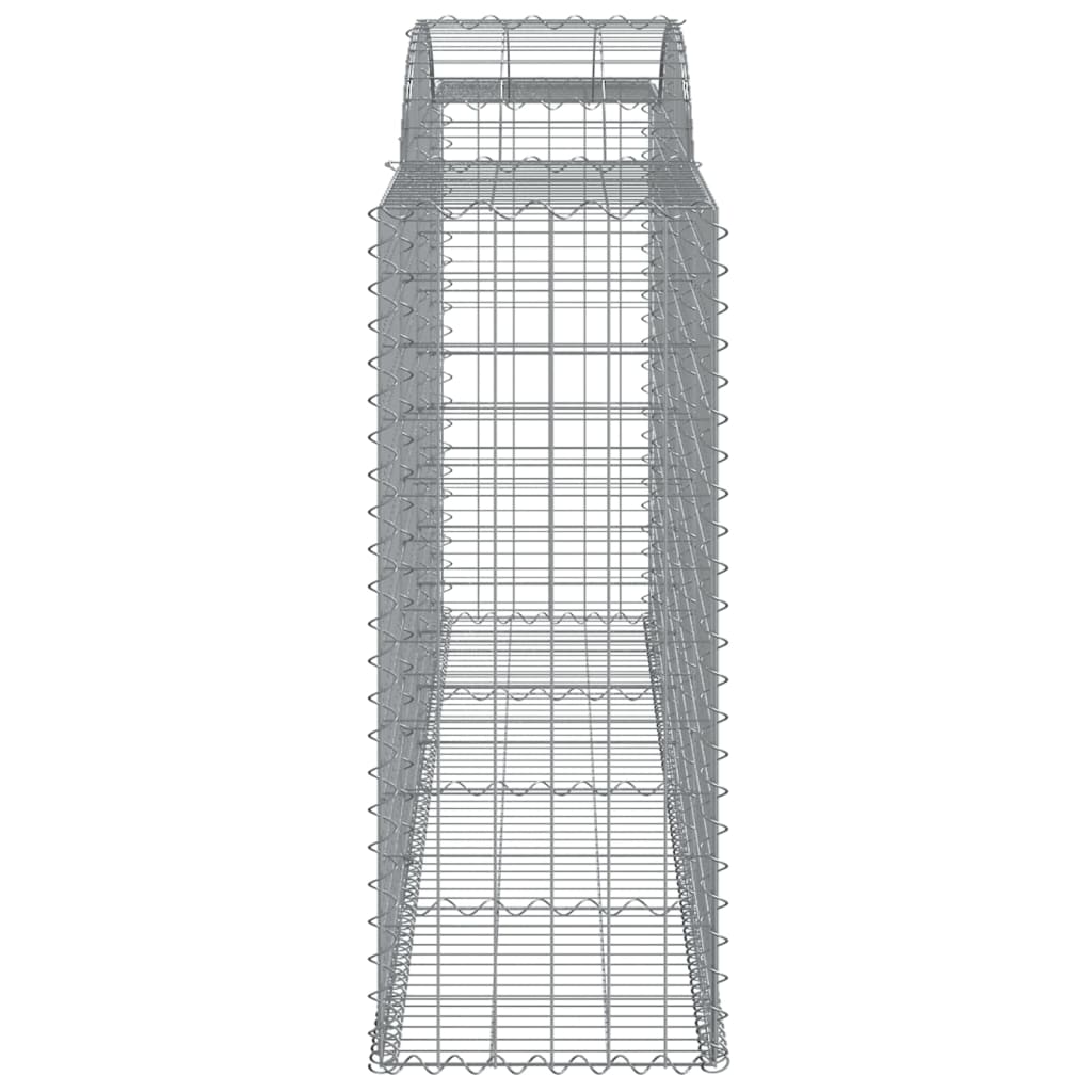 Arched Gabion Basket 300x50x120/140 cm Galvanised Iron