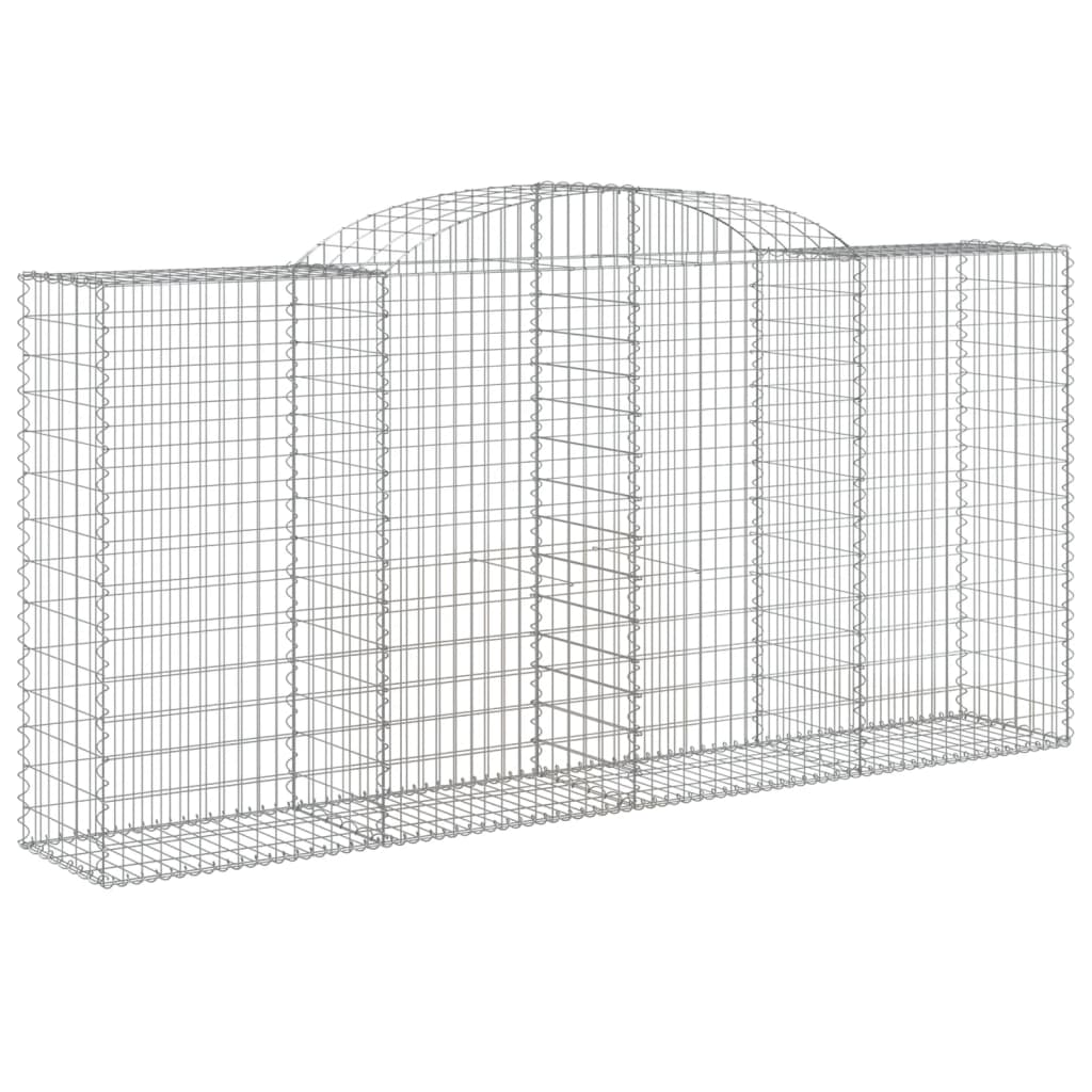 Arched Gabion Basket 300x50x140/160 cm Galvanised Iron