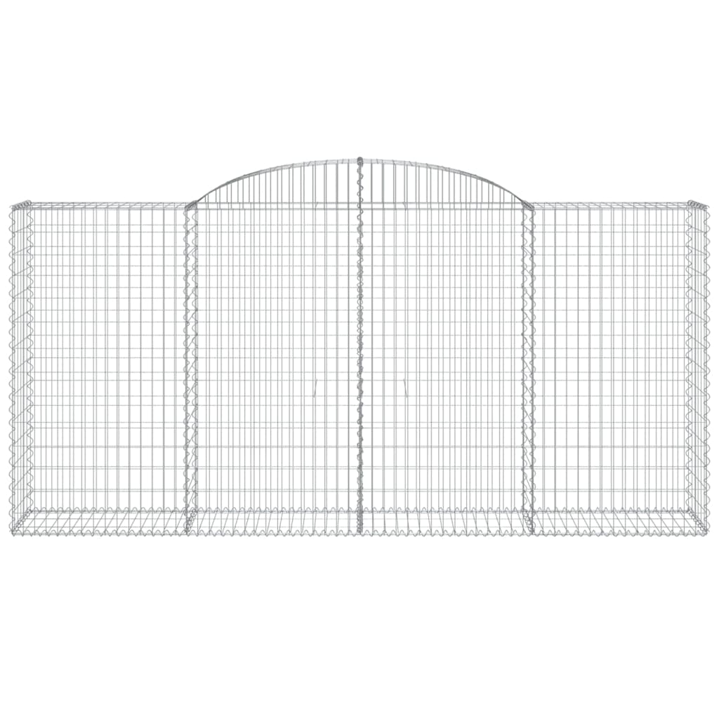 Arched Gabion Basket 300x50x140/160 cm Galvanised Iron