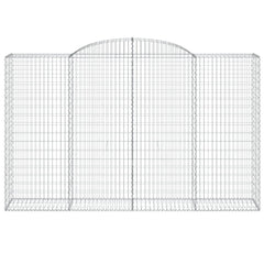 Arched Gabion Basket 300x50x180/200 cm Galvanised Iron