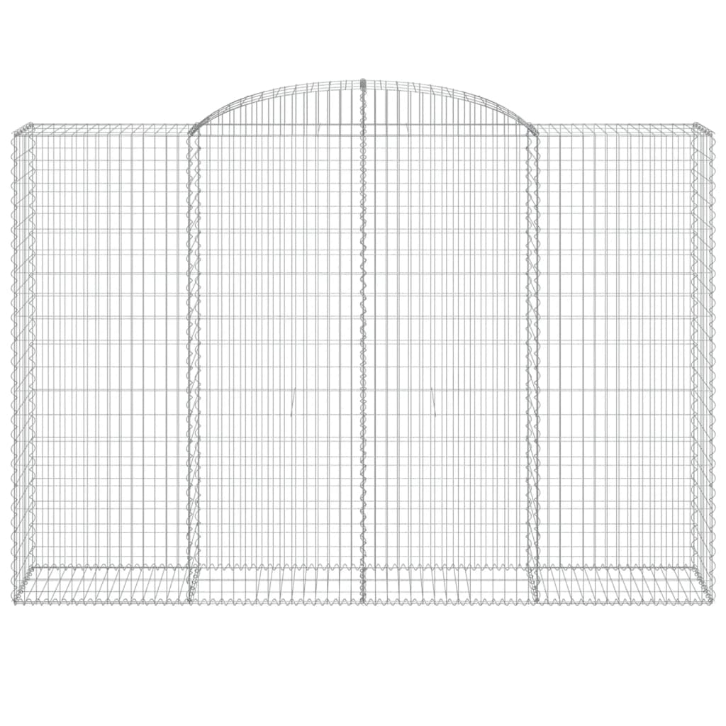 Arched Gabion Basket 300x50x200/220 cm Galvanised Iron