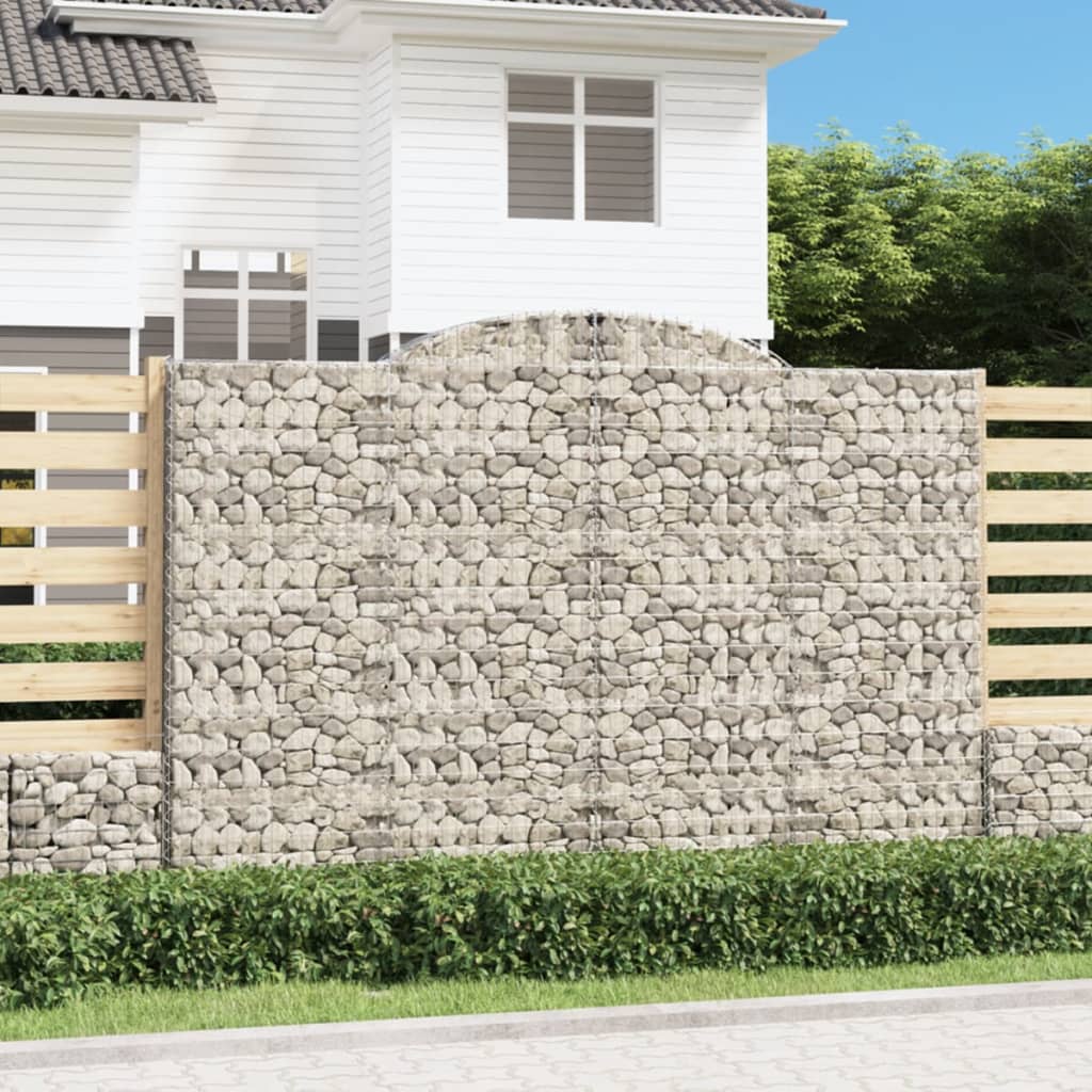 Arched Gabion Basket 300x50x200/220 cm Galvanised Iron