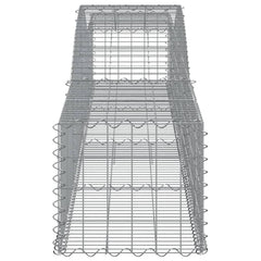 Arched Gabion Basket 400x50x40/60 cm Galvanised Iron