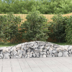 Arched Gabion Basket 400x50x40/60 cm Galvanised Iron