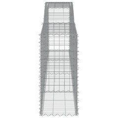 Arched Gabion Basket 400x50x100/120 cm Galvanised Iron