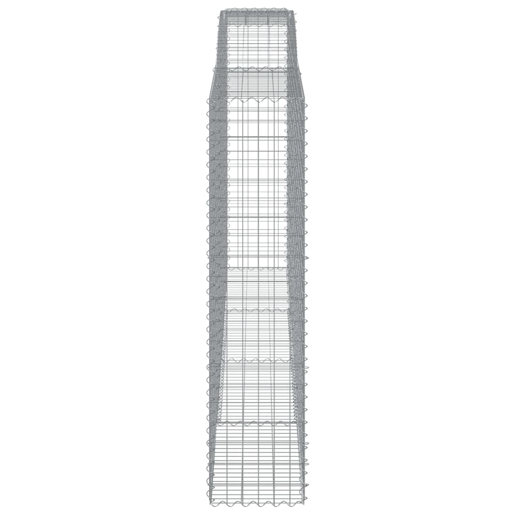 Arched Gabion Basket 400x50x200/220 cm Galvanised Iron