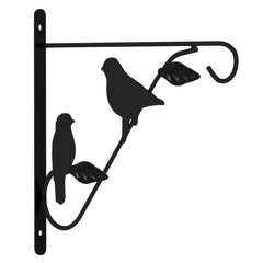 Hanging Basket Brackets 4 pcs Black Steel