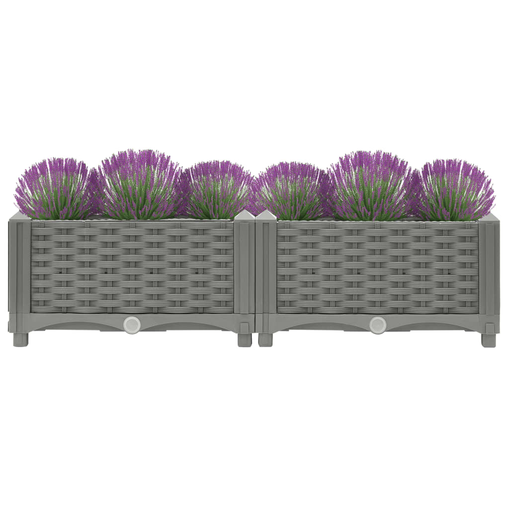 Raised Bed 80x40x23 cm Polypropylene