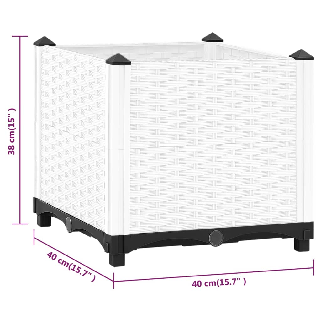 Raised Bed 40x40x38 cm Polypropylene